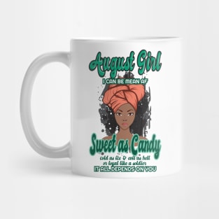 'August Girl African Woman' Awesome Melanin Gift Mug